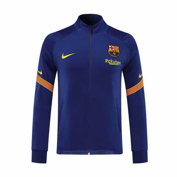 Chaqueta del Barcelona 20202021 Azul Camisetas de futbol baratas